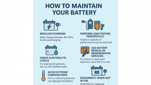 🔋 How to Maintain Your Battery for Long Life and Peak Performance