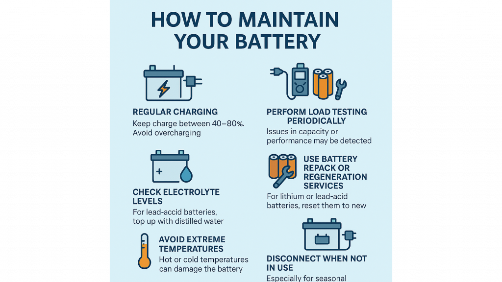 🔋 How to Maintain Your Battery for Long Life and Peak Performance